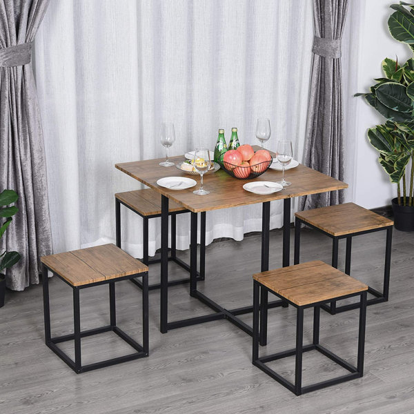 Small space saving table and deals chairs